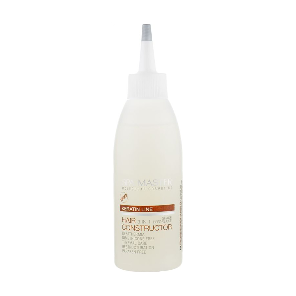 Кератиновий конструктор для волосся 3 в 1 Spa Master Keratin Line Hair Constructor, 150 мл